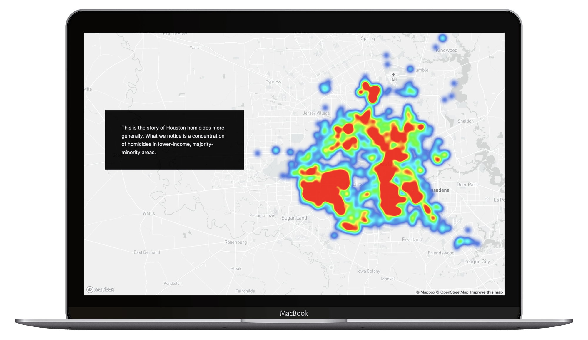 Project image for 'Mapping Houston Homicides'