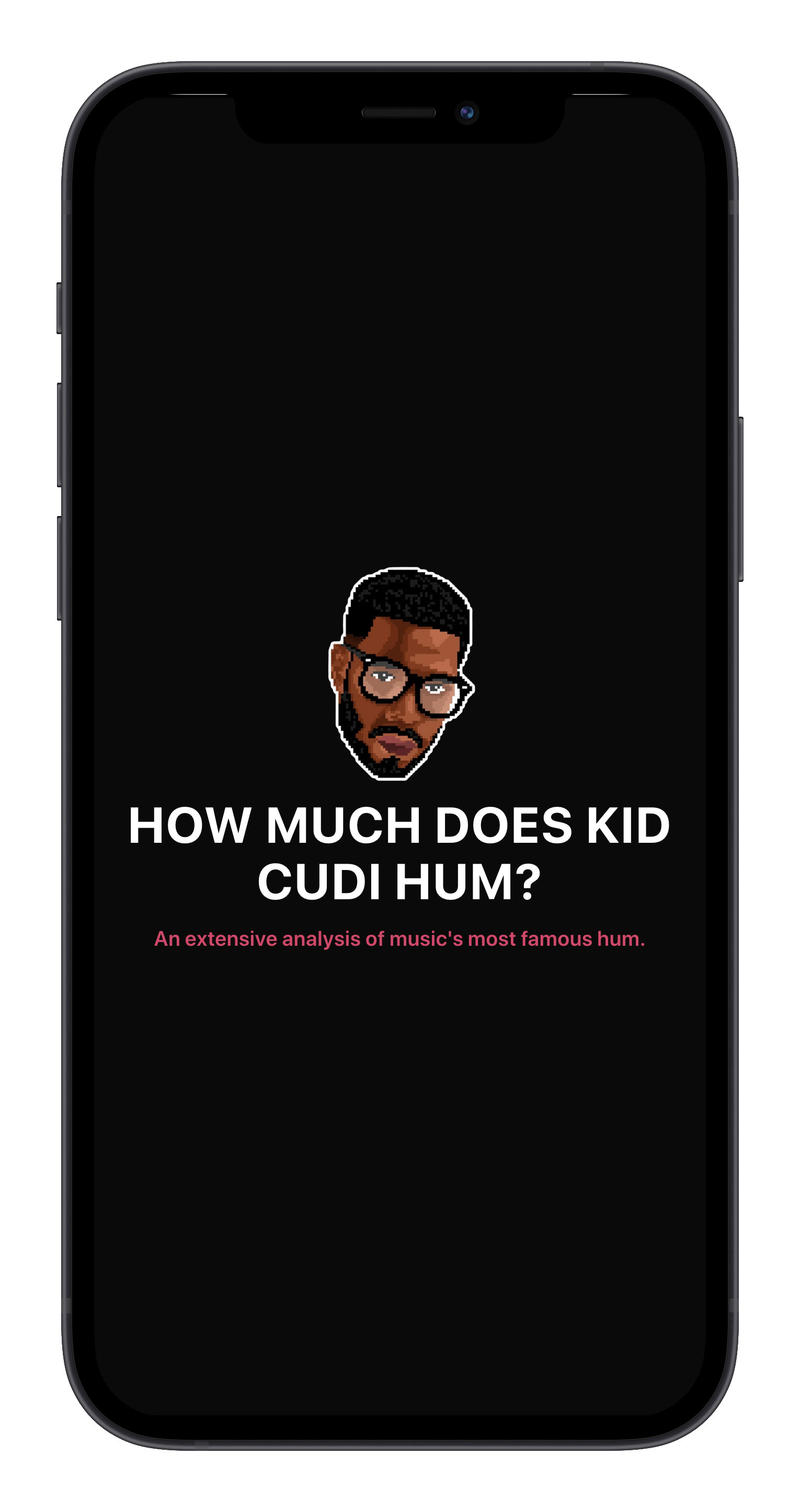 Project image for 'How Much Does Kid Cudi Hum?'