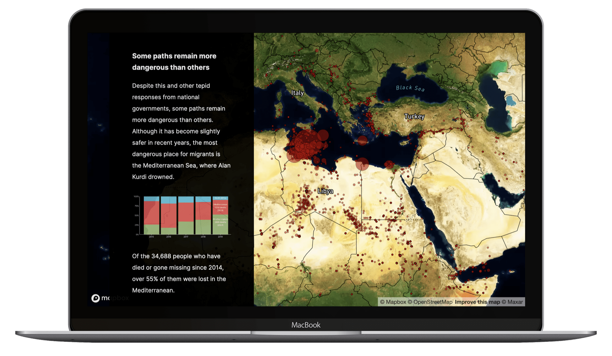 Project image for 'Mapping Missing Migrants'