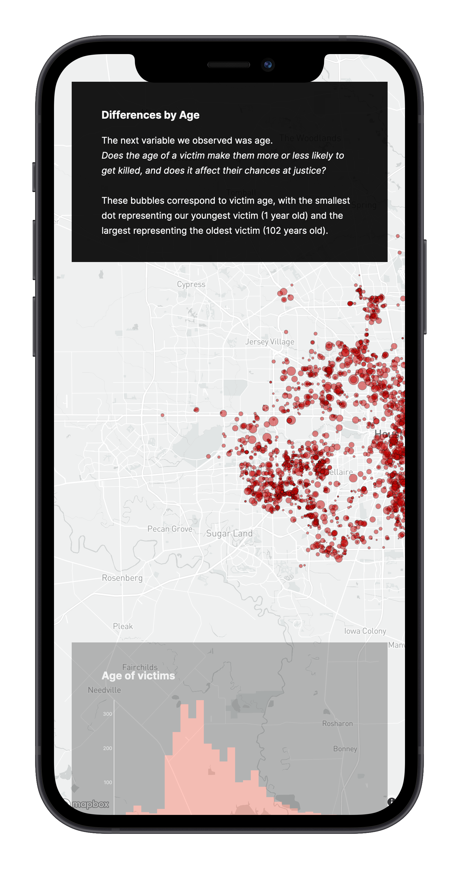 Project image for 'Mapping Houston Homicides'