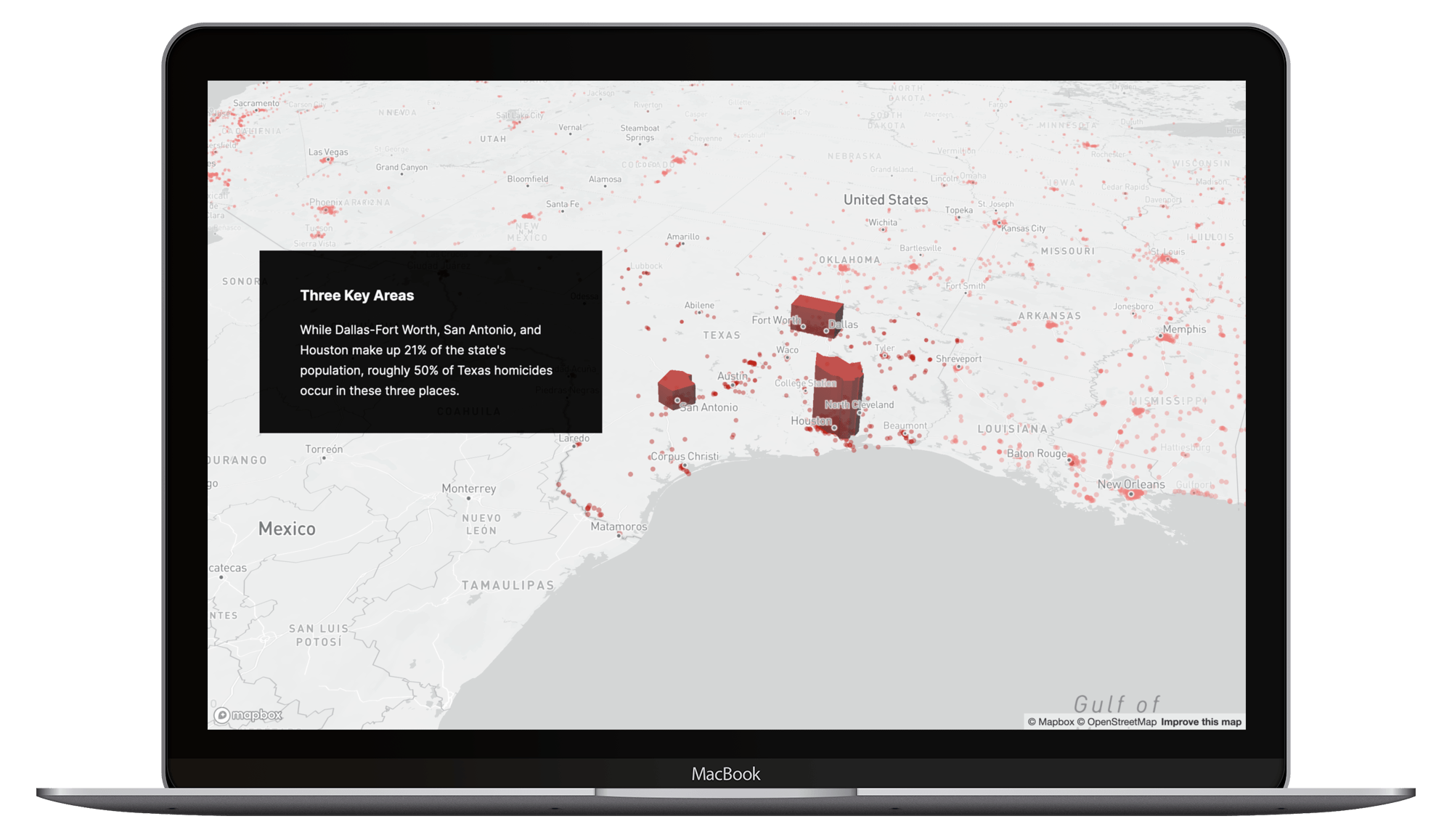 Project image for 'Mapping Houston Homicides'